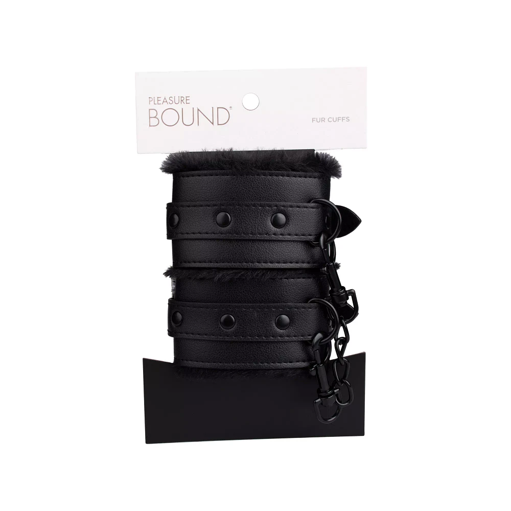 All Black Handcuffs - Pleasure Bound