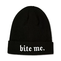 Bite Me Cuff Beanie Hat