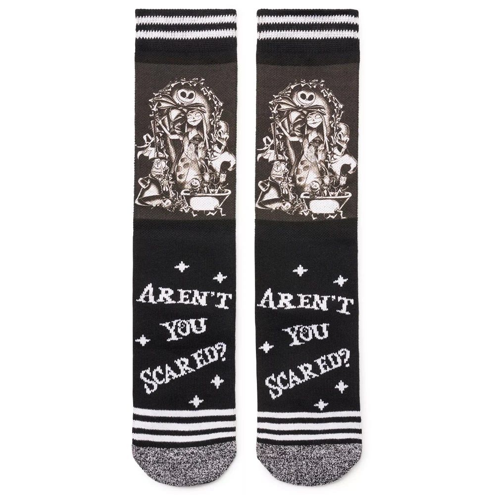 Aren't You Scared Crew Socks - The Nightmare Before Christmas
