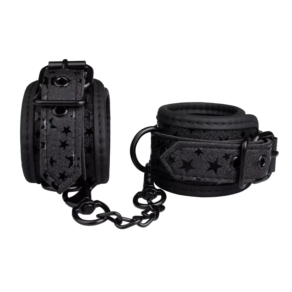 Star Glitter Handcuffs - Pleasure Bound