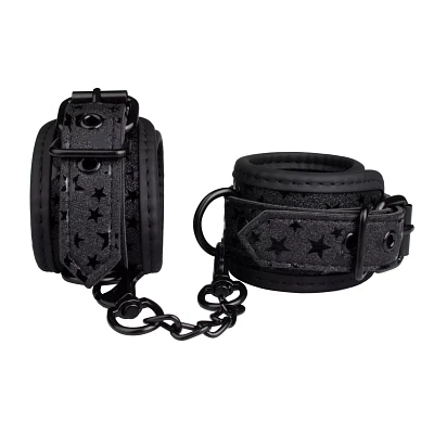 Star Glitter Handcuffs - Pleasure Bound