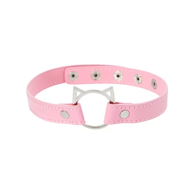 Kitty Collar with Leash - Pleasure Bound