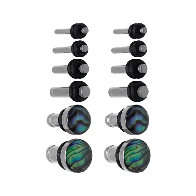 Multi-Pack Anodized Plugs - 6 Pair