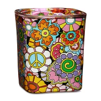 Retro Flowers Square Shot Glass - 1.5 oz.