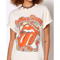 Floral The Rolling Stones T Shirt