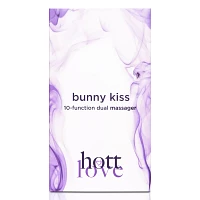 Bunny Kiss 10-Function Dual Massager 8.5 Inch - Hott Love