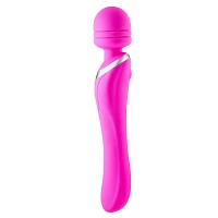 Pink Wiggle Wand Double-Ended Rechargeable Massager 9.2 Inch - Hott Love Extreme