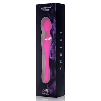 Pink Wiggle Wand Double-Ended Rechargeable Massager 9.2 Inch - Hott Love Extreme