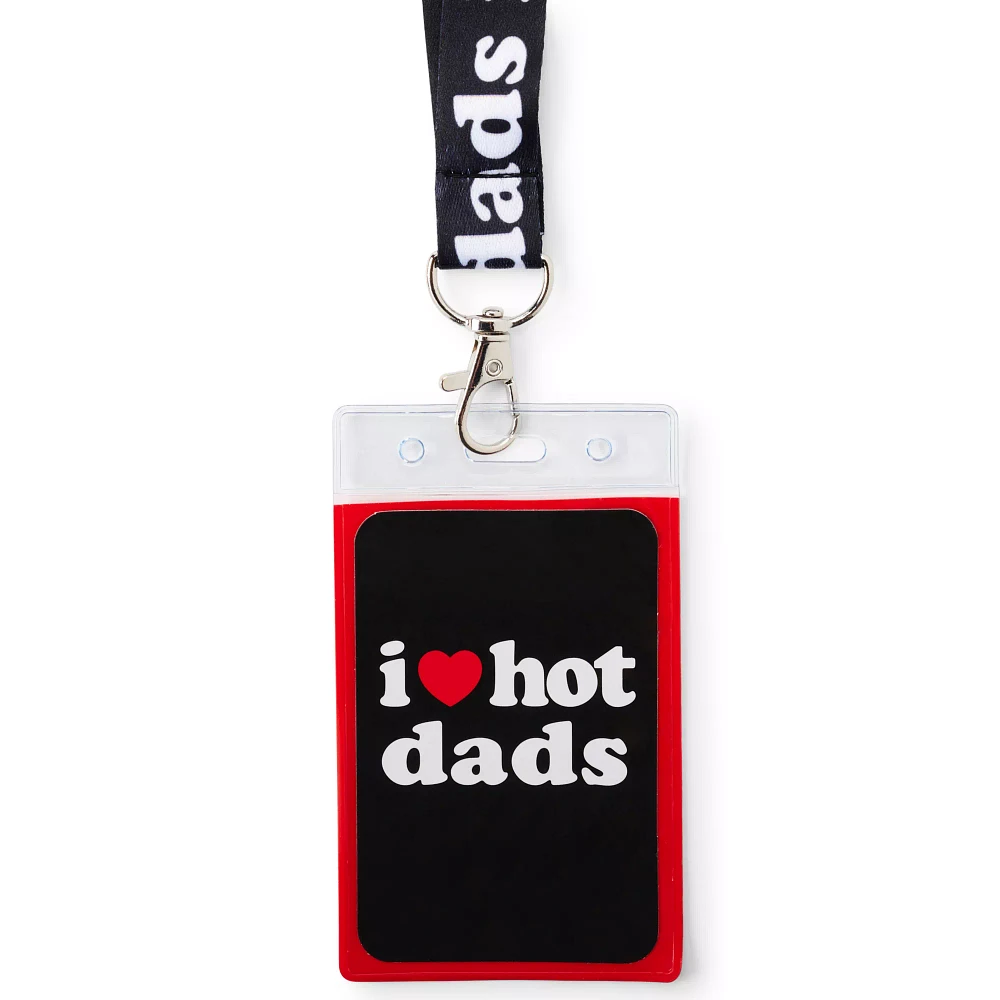 I Heart Hot Dads Lanyard - Danny Duncan