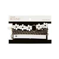White Daisy Bondage Collar and Leash - Pleasure Bound