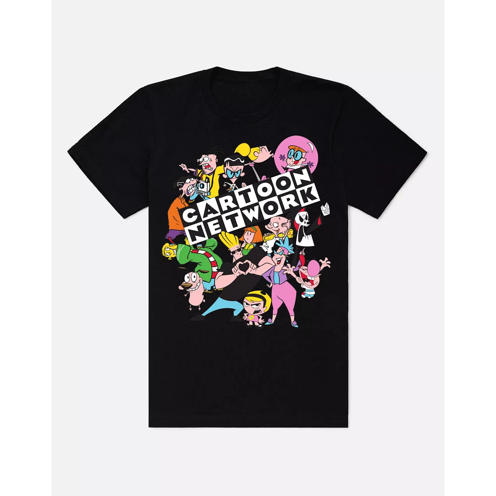 Black Group Cartoon Network T Shirt