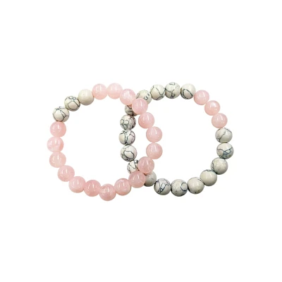 Multi-Pack Pink and Marble Bracelets - 2 Pack