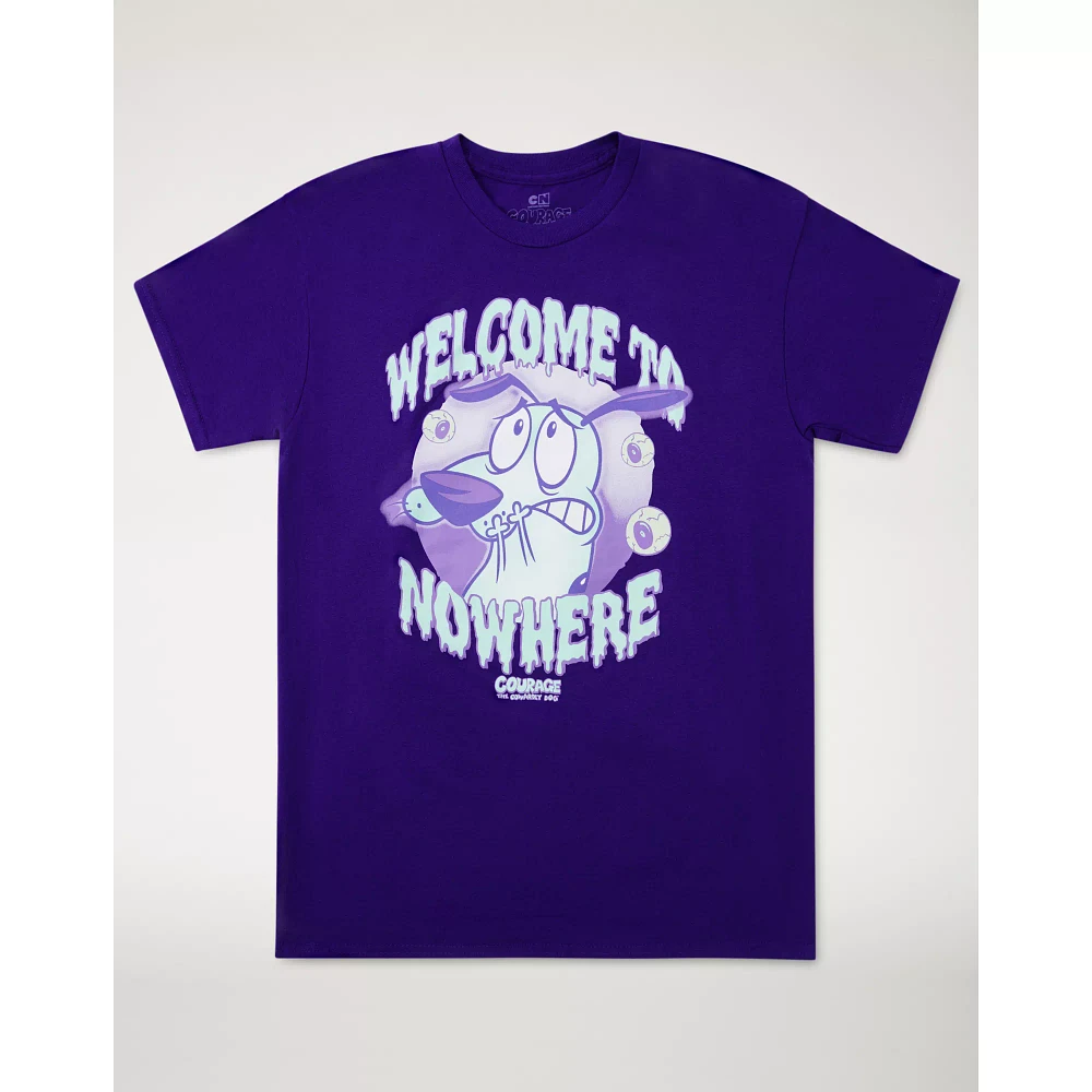 Welcome to Nowhere T Shirt - Courage the Cowardly Dog