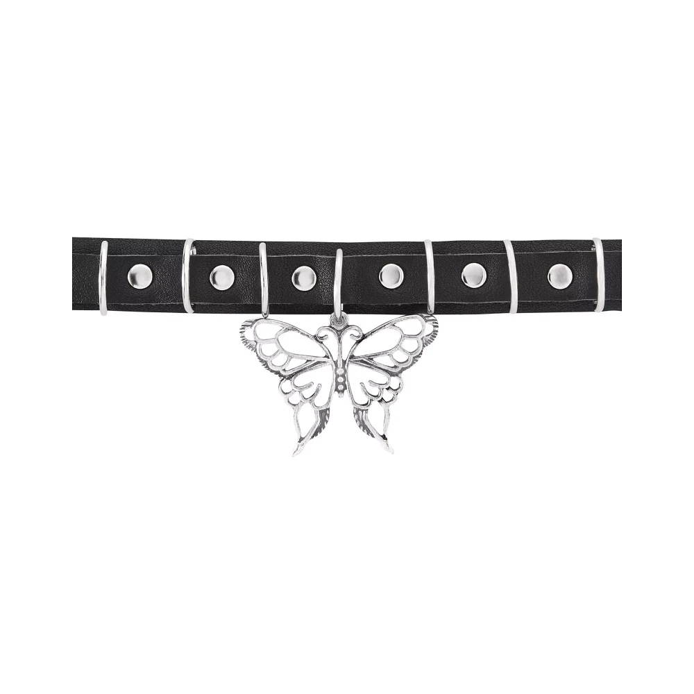 D-Ring Butterfly Choker Necklace