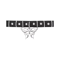 D-Ring Butterfly Choker Necklace