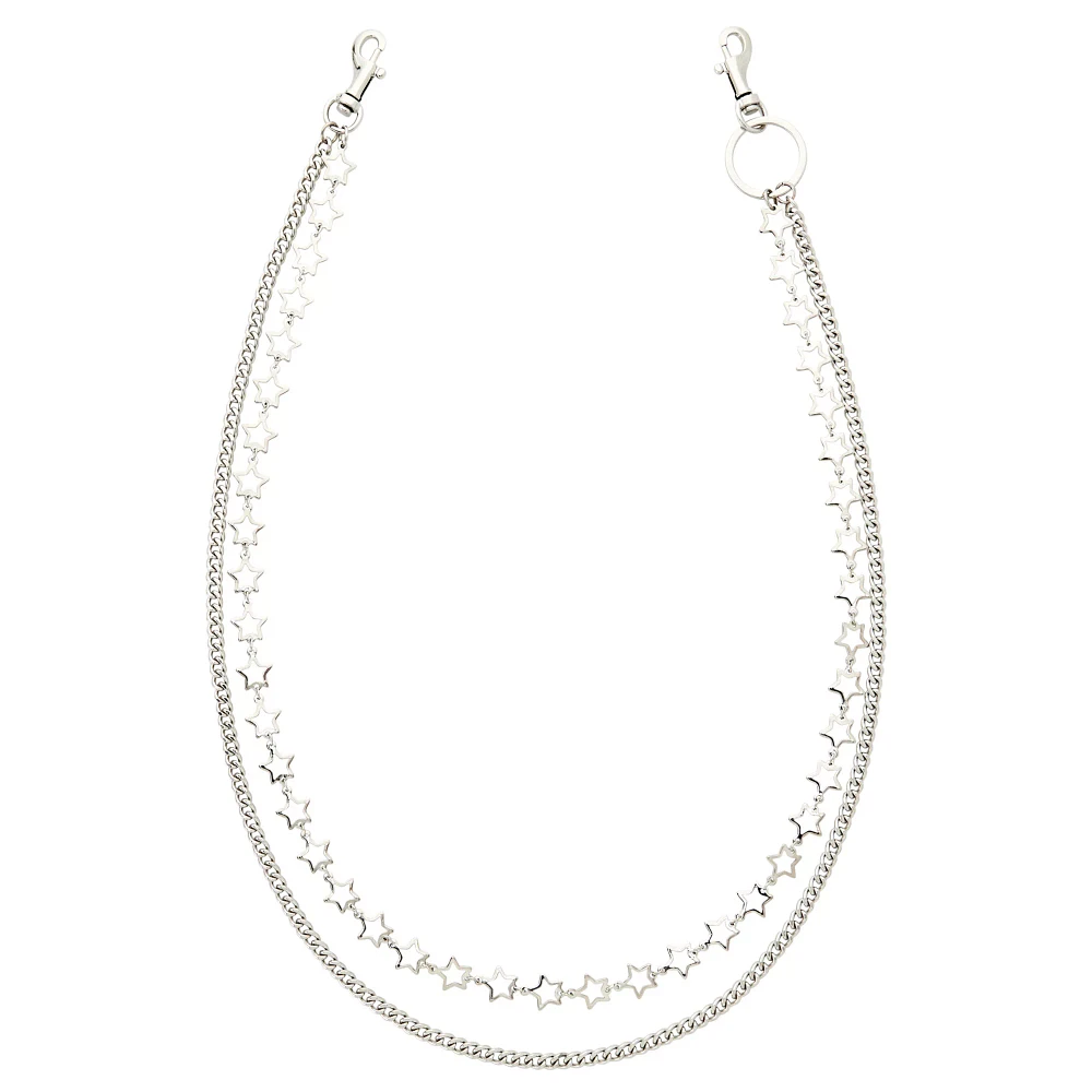 Chain and Star Layered Necklace