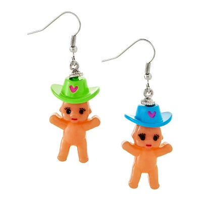 Babydoll Cowboy Hat Dangle Earrings