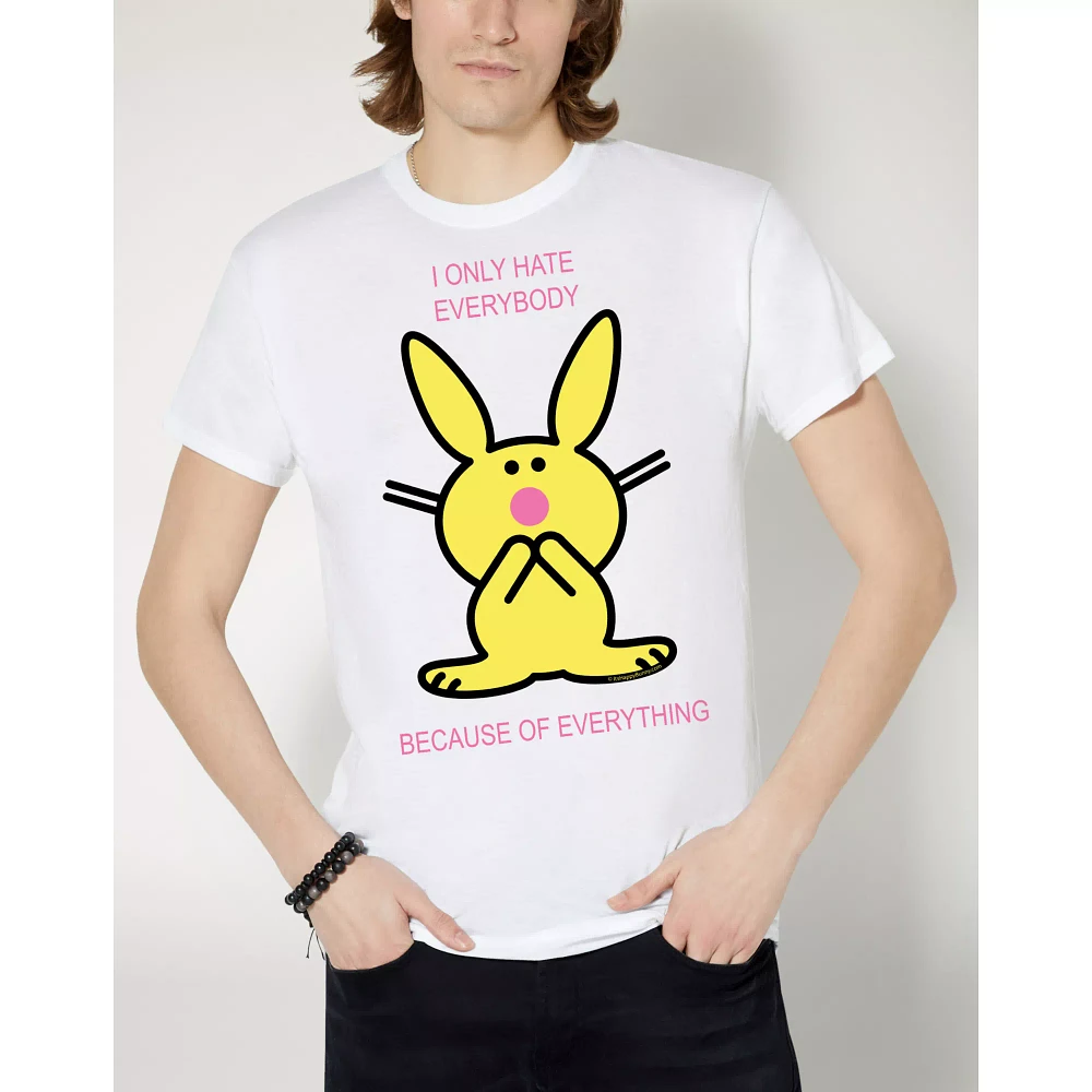 Because of Everything T Shirt - Happy Bunny