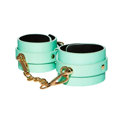 Green Glow-in-the-Dark Handcuffs - Pleasure Bound
