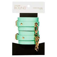 Green Glow-in-the-Dark Handcuffs - Pleasure Bound