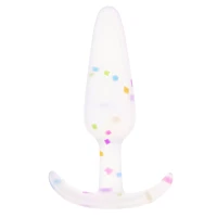 Confetti Butt Plug 3 Inch - Sexology