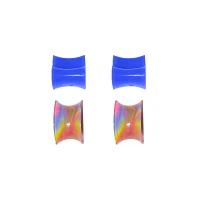 Multi-Pack Heart Swirl Tunnel Plugs- 2 Pair