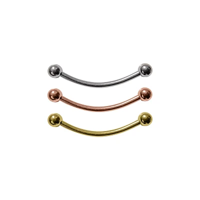 Multi-Pack Gold-Plated Barbell- 16 Gauge