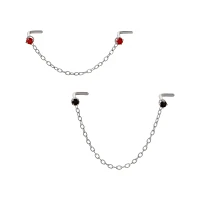 Multi-Pack Red and Black Nose Chain - 2 Pack