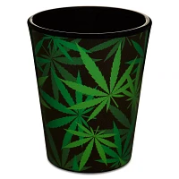 Weed Leaf Print Shot Glass - 2 oz.