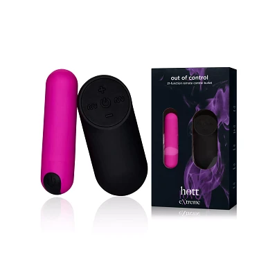 Out of Control 21-Function Remote Control Waterproof Bullet Vibrator 3 Inch - Hott Love Extreme