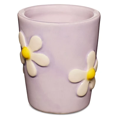 Lilac Daisy Shot Glass - 2 oz.