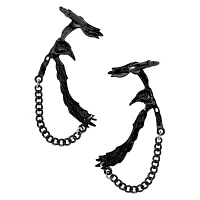 Black Raven Ear Cuffs