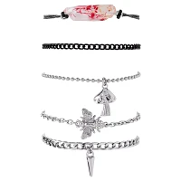 Multi-Pack Mushroom Chain Bracelets - 5 Pack