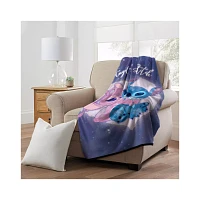 Stitch and Angel Cosmic BFF Fleece Blanket - Lilo & Stitch