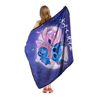 Stitch and Angel Cosmic BFF Fleece Blanket - Lilo & Stitch