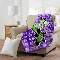 Invader Zim Doom Fleece Blanket