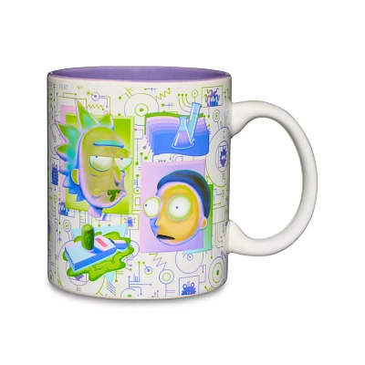 Tech Pattern Alien Rick and Morty Coffee Mug -  20 oz.