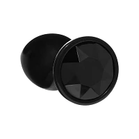 Back in Black Metal Butt Plug 3 Inch - Hott Love