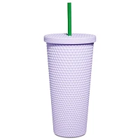 Purple Frog Textured Cup with Straw  - 20 oz.