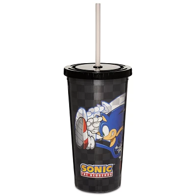 Checkered Flag Sonic the Hedgehog Cup with Straw - 20 oz.