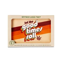 Let the Good Times Roll Wooden Tray