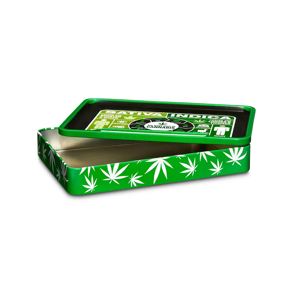 Weed Info Guide 2 in 1 Storage Tray