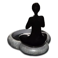 Tranquil Yin Yang Woman Backflow Incense Burner