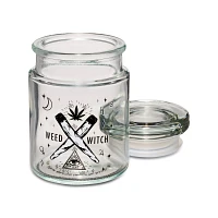 Weed Witch Stash Jar and Ashtray Set