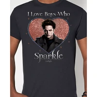 I Love Boys Who Sparkle T Shirt - Twilight