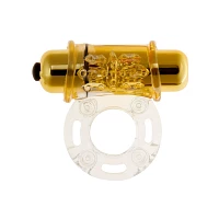 Power Package Metallic Vibrating Cock Ring - Hott Love Extreme