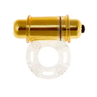 Power Package Metallic Vibrating Cock Ring - Hott Love Extreme