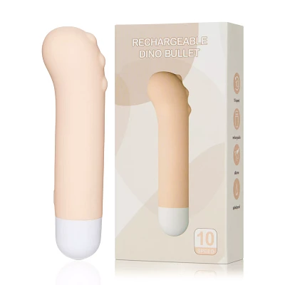 10-Speed Dino Rechargeable Bullet Vibrator - 4 Inch