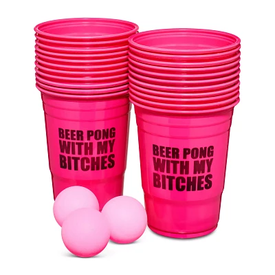 Beer Pong With My Bitches Cup and Ball Set