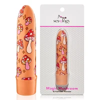 Magic Mushroom 10-Function Waterproof Bullet Vibrator 5.3 Inch - Sexology